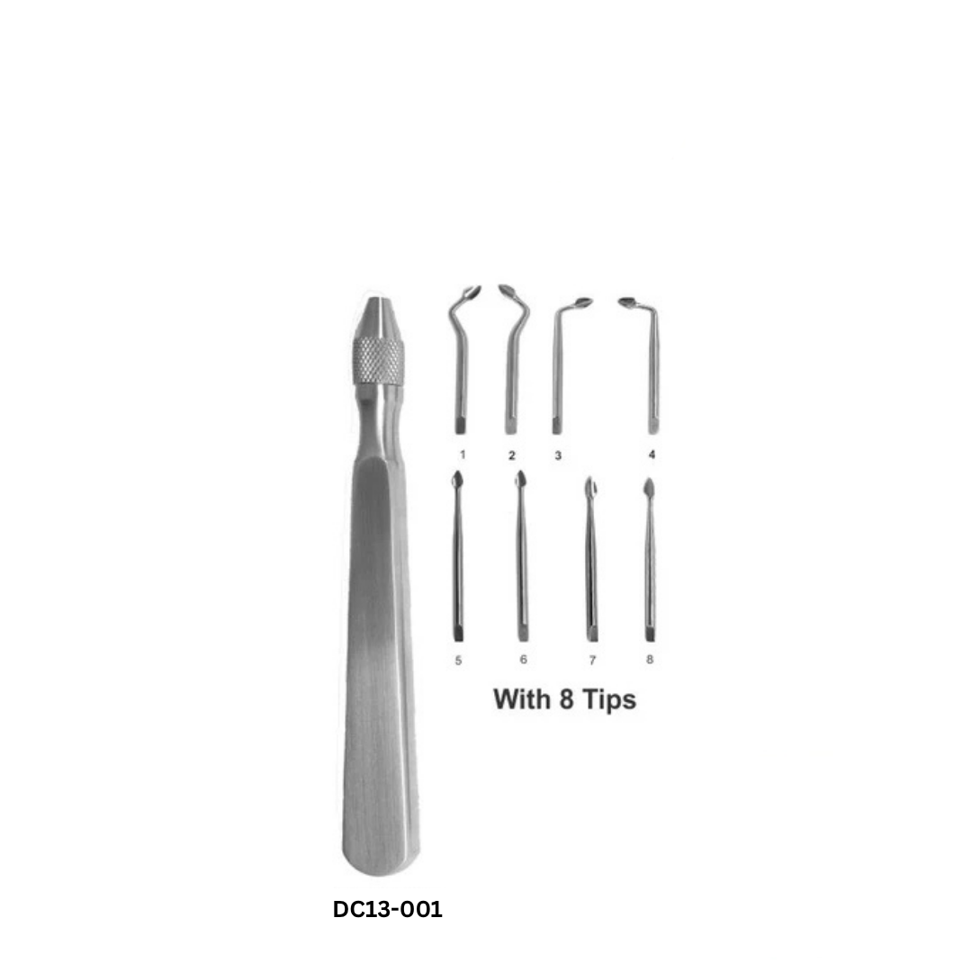 DC13-001 - Syndesmotome -Handle with Set of 8 Tips