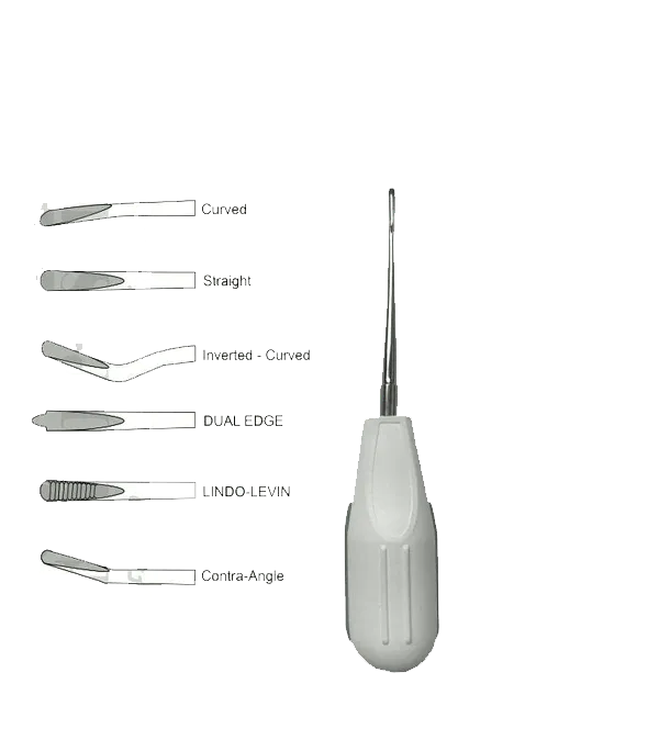 GH70-000AC - Luxating Elevators, Acrylic Handle (Wide Grip)