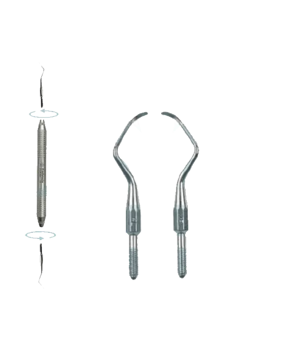 TIP-GS03-013 - Cone Socket UNIVERSAL CURETTES TIPs (Hartzell Compatible), 4L/4R Columbia