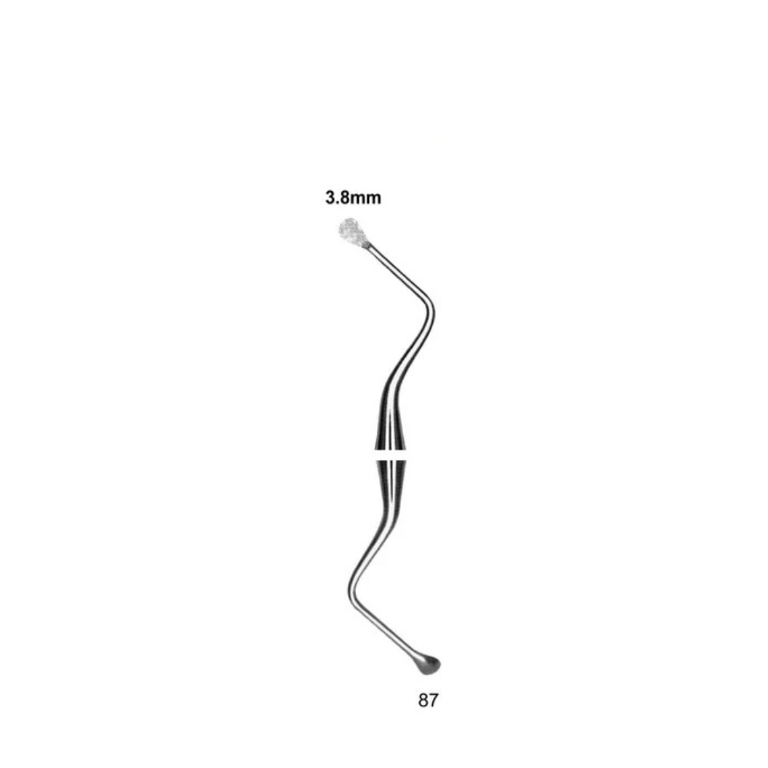 HG41-004 - Bone Curette, Lucas, No. 87, 3.8mm
