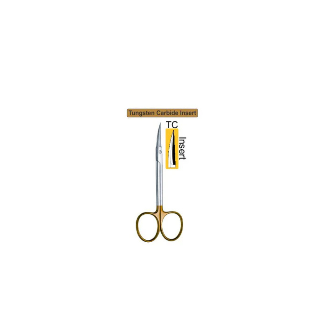 HG45-009TC - Scissors, Iris, Straight, 11.5 cm / 4½", With TC