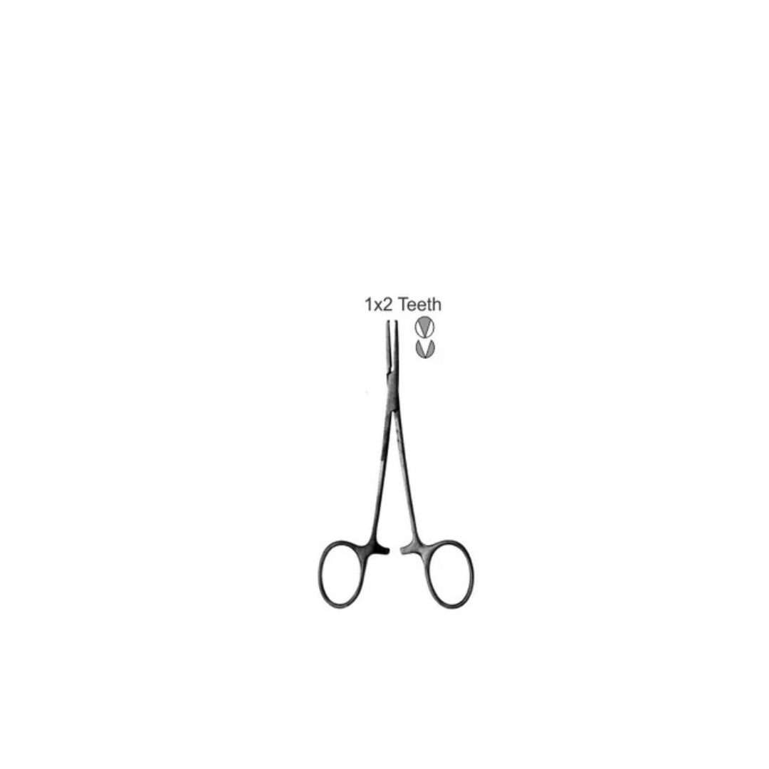 HG48-009 - Hemostatic Forceps, Halsted-Mosquito, 1x2 Teeth, 12.0cm / 4¾", Straight