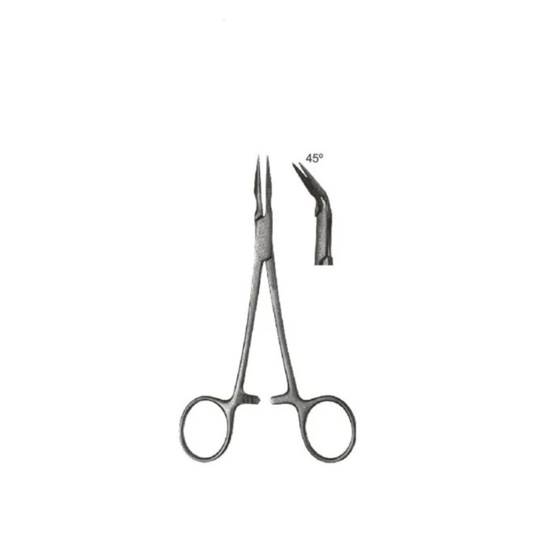 HG48-015 - Hemostatic Forceps, Steiglitz, Handle, 13.5 cm / 5¼", 45°