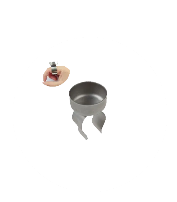 XY01-006 - Prophy Ring (Pumice Cup) Modified, metal