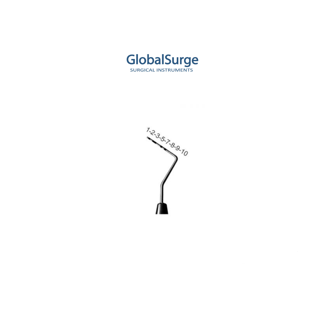 Single Probe Instruments Dental Probe 10 – YM03-003 Single-End Stainless Steel Diagnostic ...