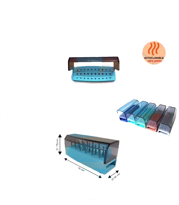 ZE-G015D - Bur Holder (30 Holes) - FG+RA
